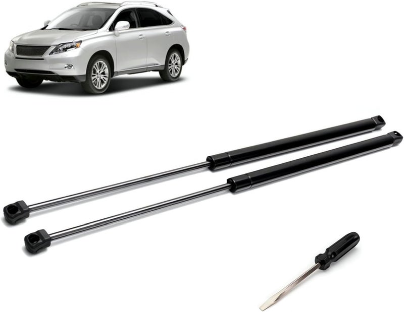 JSTEE Compatible with Lexus RX350 2010-2015,for Lexus RX450h 2010-2015,Lift Support Front Hood Struts Gas Springs PM3269 Strut Set of 2,with Screwdriver for Install - Image 1